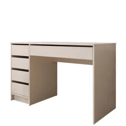 Scrivania ufficio 120x55cm 5 cassetti beige cashmere Blackpool