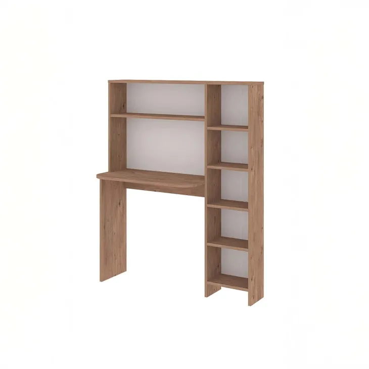 Scrivania 114x20cm ufficio salvaspazio rovere rustico Muguet