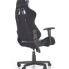 Sedia da gaming con ruote e braccioli da ufficio grigio turchese Amaranta