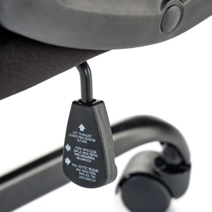 Sedia da gaming ergonomica con supporto lombare in tessuto grigio nero rosso Buzz