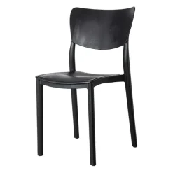 Sedia da giardino esterno bar dehors impilabile polipropilene grigio Tania