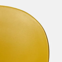 Sedia da giardino impilabile esterno in polipropilene giallo senape Pixel