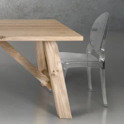 Sedia da pranzo policarbonato trasparente impilabile Elisabeth Gihome®