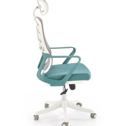 Sedia da ufficio con braccioli e ruote regolabile azzurro Obsidian