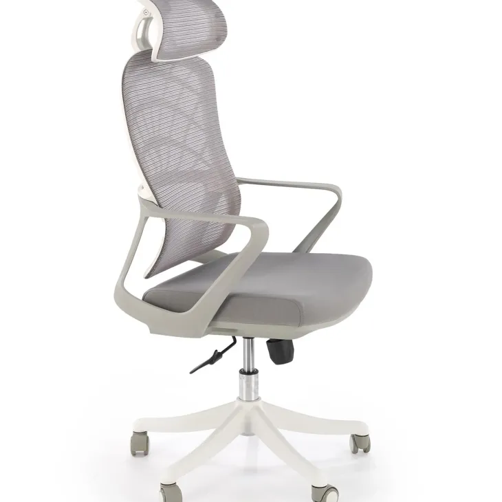 Sedia da ufficio con braccioli e ruote regolabile grigio Obsidian