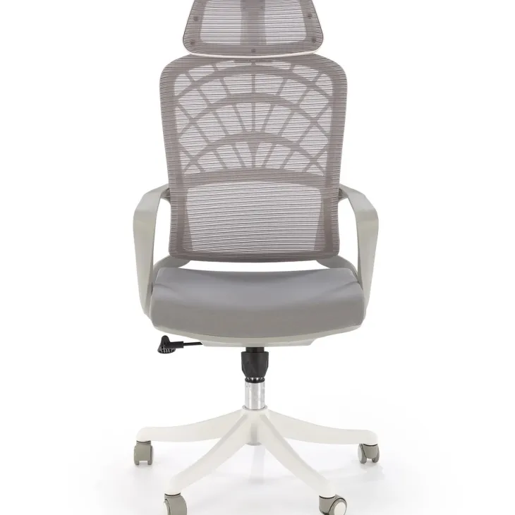 Sedia da ufficio con braccioli e ruote regolabile grigio Obsidian
