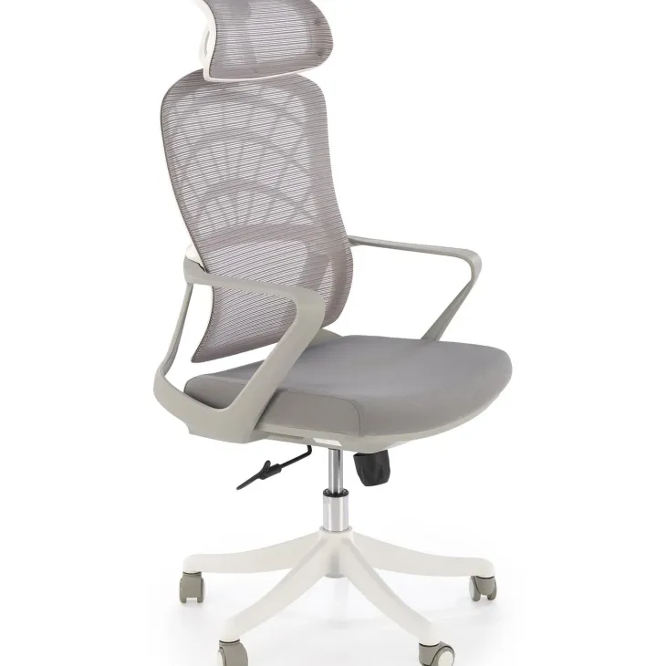 Sedia da ufficio con braccioli e ruote regolabile grigio Obsidian
