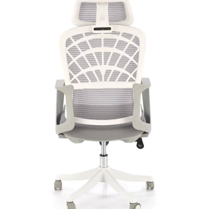 Sedia da ufficio con braccioli e ruote regolabile grigio Obsidian