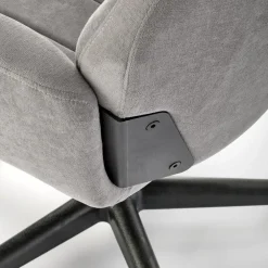 Sedia da ufficio con ruote regolabile grigio nero Ethan