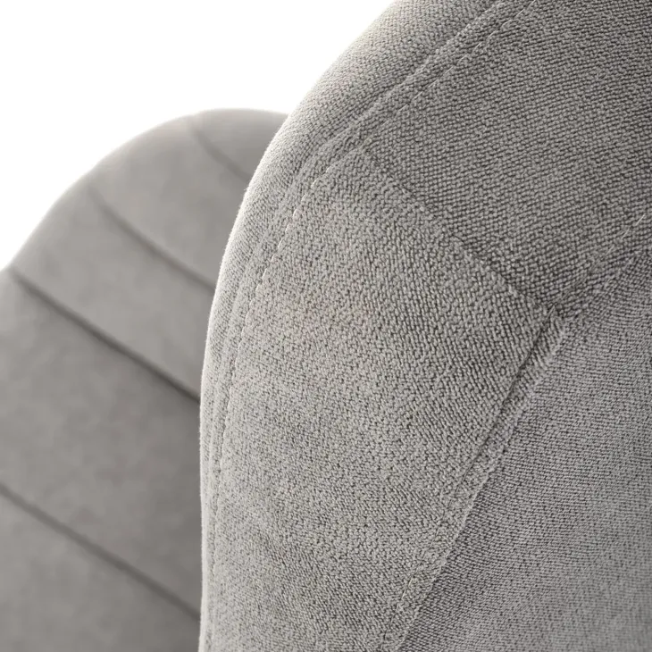 Sedia da ufficio con ruote regolabile grigio nero Ethan