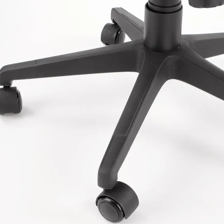 Sedia da ufficio ergonomica con supporto in tessuto grigio nero Intellect