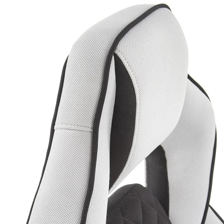 Sedia da ufficio gaming con braccioli regolabili nero grigio Dodge Gihome®
