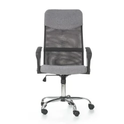 Sedia da ufficio regolabile in tessuto nero grigio Tweedy