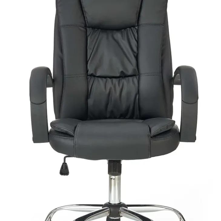 Sedia ergonomica imbottita con braccioli da ufficio presidenziale nera Class