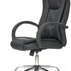 Sedia ergonomica imbottita con braccioli da ufficio presidenziale nera Class