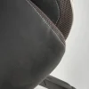 Sedia gaming con ruote e braccioli da ufficio in ecopelle e tessuto nero marrone Victor