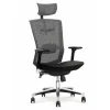 Sedia gaming con ruote regolabile in tessuto nero Torres
