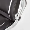 Sedia gaming da ufficio con ruote e braccioli nero bianco Mito