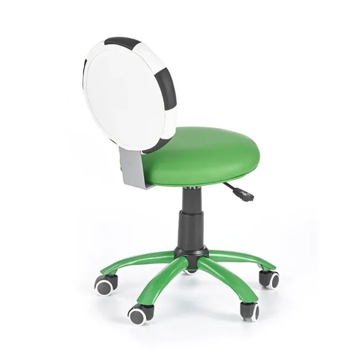 Sedia per scrivania ragazzi in ecopelle verde Gol