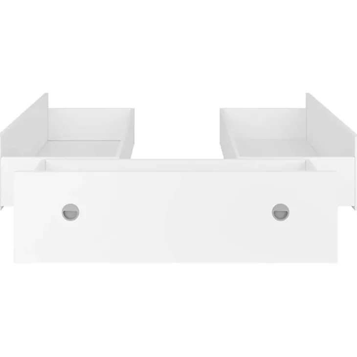 Set 3 cassettoni per letto Aurora bianco