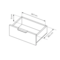 Set 2 comodini 50x102h cm con led 1 cassetto camera da letto noce Bois