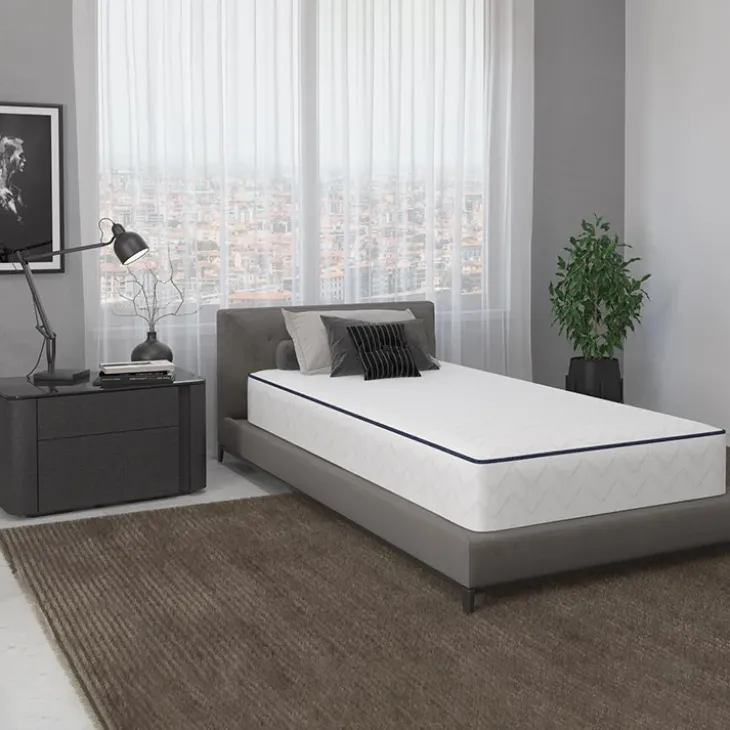 Set materasso singolo con rete a doghe 90x200cm Elisir Gihome®