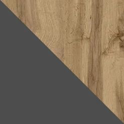 Set mobili soggiorno completo rovere antracite Modesta