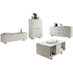 Set mobili soggiorno completo beige cashmere Stone