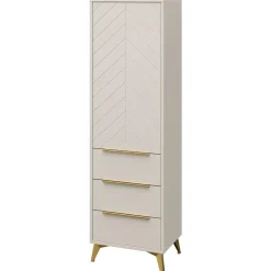 Set mobili soggiorno completo beige frontali serigrafati Miriam 1