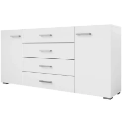 Set mobili soggiorno completo design moderno bianco Pastello