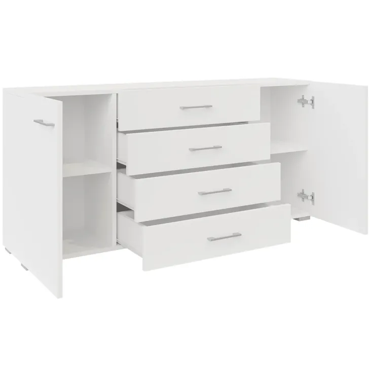 Set mobili soggiorno completo design moderno bianco Pastello