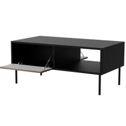 Set mobili soggiorno completo moderno noce nero Wild 2