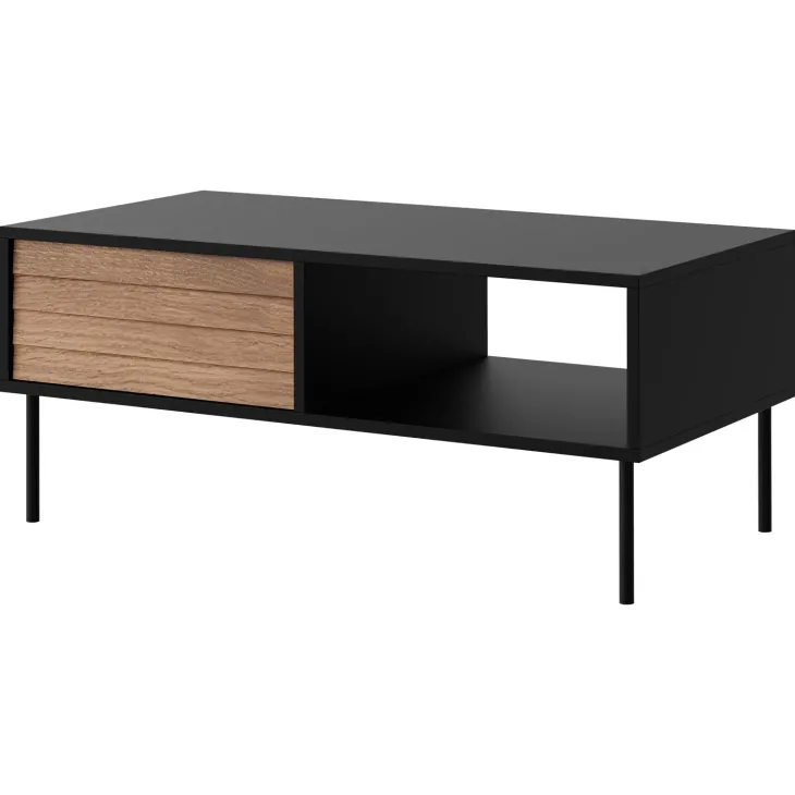 Set mobili soggiorno completo moderno noce nero Wild 2
