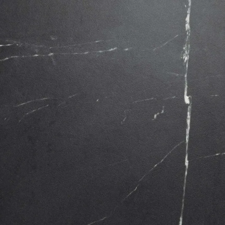 Set mobili soggiorno completo rovere effetto marmo nero Roundi