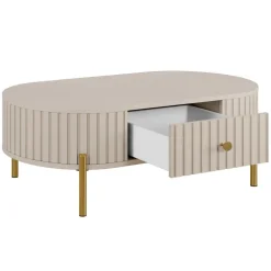 Set mobili soggiorno completo cannettato beige cashmere Zurik 1