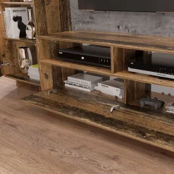 Set mobili soggiorno completo industrial legno vecchio antico West Gihome®