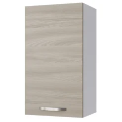 Set 3 pensili cucina 180x72hcm reversibili con pensile cappa rovere olmo Talise