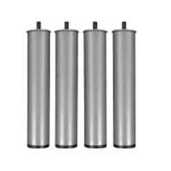 Set 4 piedi in metallo h30cm per reti a doghe Malta e Venice