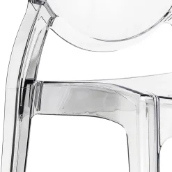 Set 6 sedie policarbonato trasparente impilabili Elisabeth Gihome®