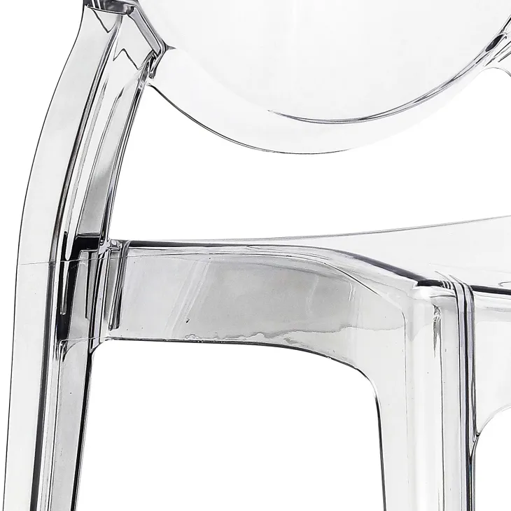 Set 6 sedie policarbonato trasparente impilabili Elisabeth Gihome®