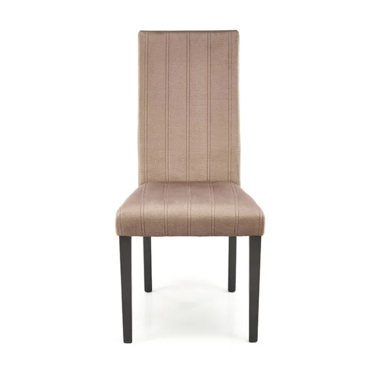 Set 2 sedie sala da pranzo imbottite in velluto trapuntato beige Mascate