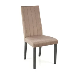 Set 2 sedie sala da pranzo imbottite in velluto trapuntato beige Mascate