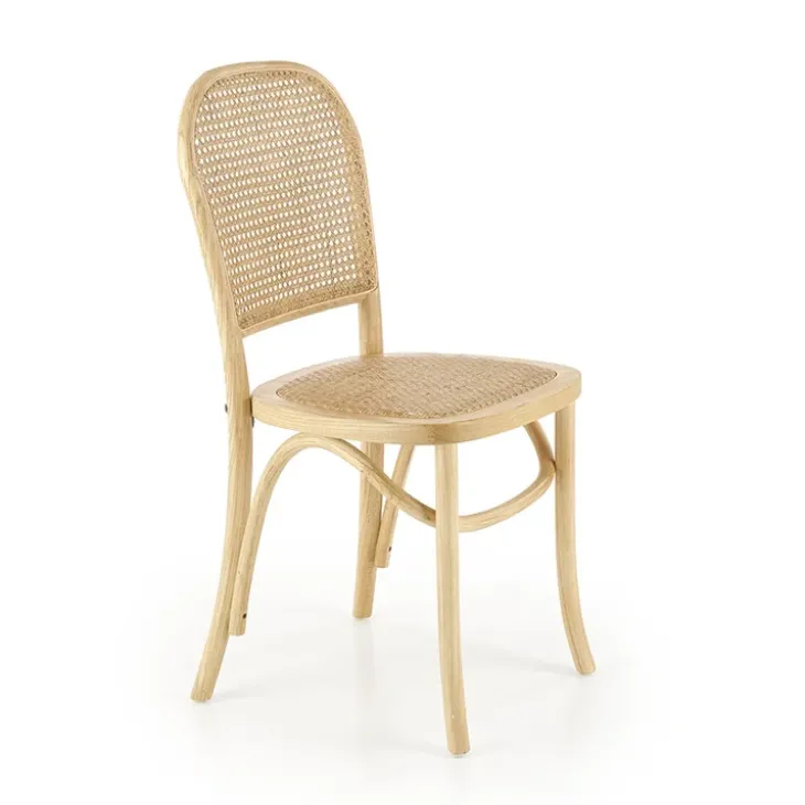 Set 2 sedie sala da pranzo in rattan naturale Ivory