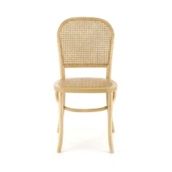 Set 2 sedie sala da pranzo in rattan naturale Ivory