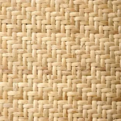 Set 2 sedie sala da pranzo in rattan naturale Ivory