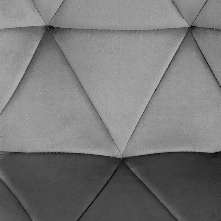 Set 4 sedie sala da pranzo in tessuto moderne grigio Cotton