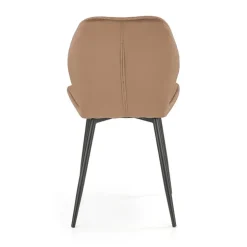 Set 4 sedie sala da pranzo in tessuto moderne beige Cotton