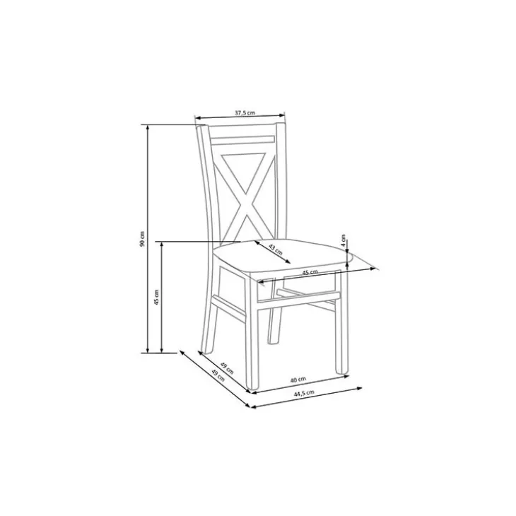 Set 2 sedie sala da pranzo stile shabby legno bianco Janet