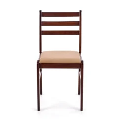 Set tavolo moderno 110x72cm + 4 sedie rovere scuro Lunelle