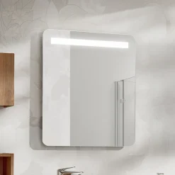 Specchio da parete con led 60x70cm Spot